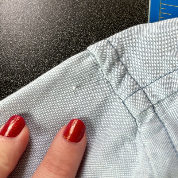 Aeropostale Blue Dip Dye Button Up - Picture 8 of 8